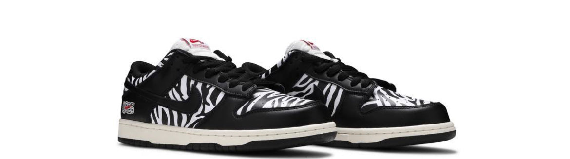 Nike Dunk SB Quartersnack zebra